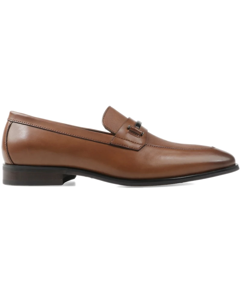 Alfani Men's Jennerr Genuine Leather Bit Slip On Loafers, Macy's Exclusive