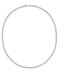 Macy's Men's Diamond-Cut Ice Chain Necklace in Sterling Silver
