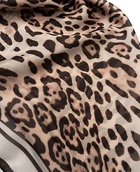 Vince Camuto Soft Border Leopard Square Scarf