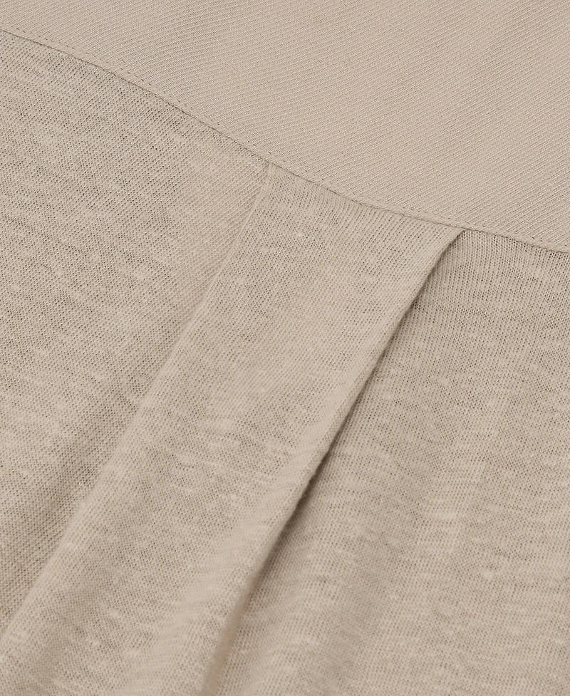 Reiss Women's Linen V-Neck T-Shirt