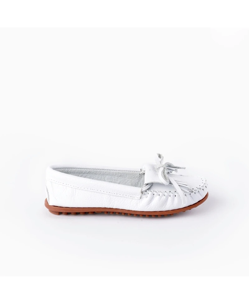 Minnetonka Women's Kilty Leather Moccasins