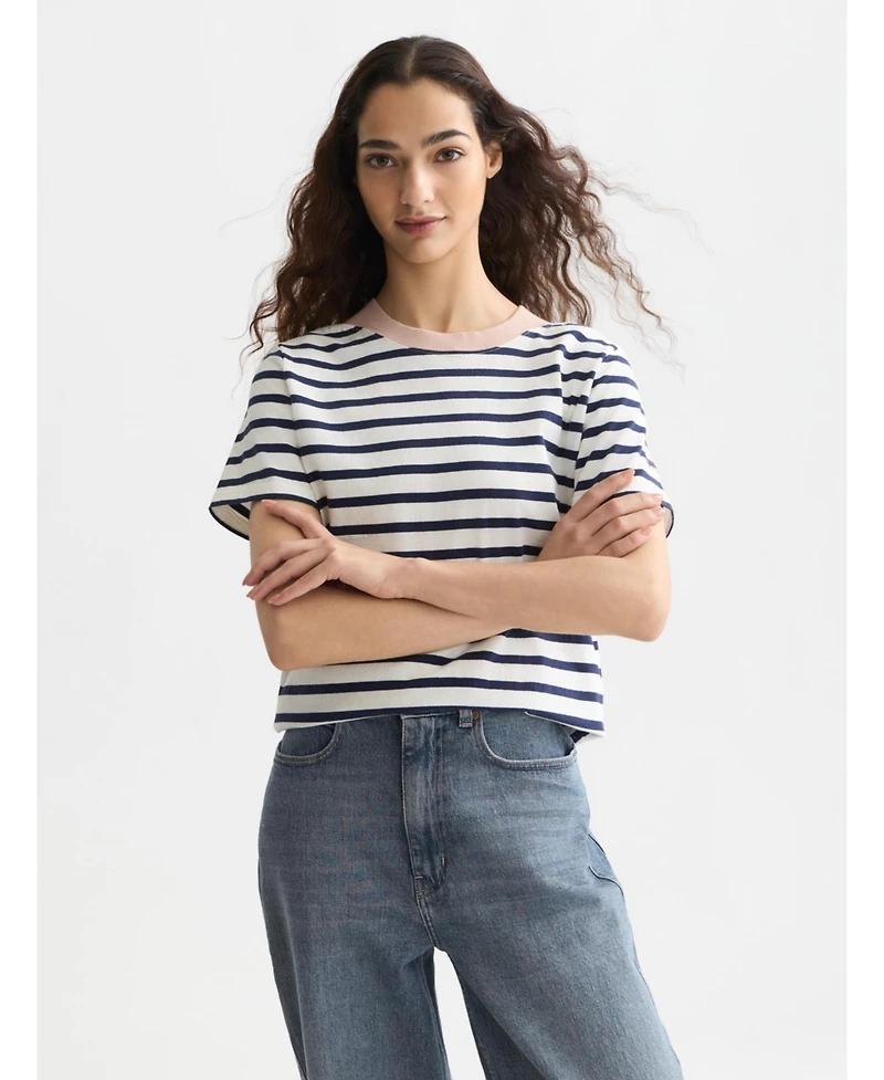 Scotch & Soda Women's Breton Regular Fit Tops and Tees