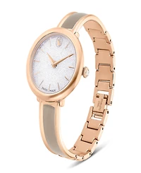 Swarovski Crystalline Swiss Metal Bracelet Bangle Watch 32 x 32mm
