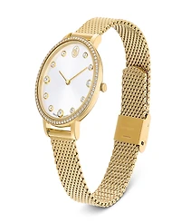Swarovski Clarica Swiss Metal Bracelet Watch 35 x 35mm