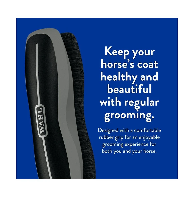Wahl Professional Animal Equine Grooming Stiff Body Horse Brush