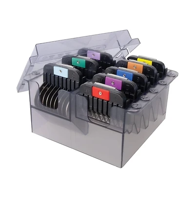 Wahl Pro Animal Stainless Steel Attachment Combs - 8 Cutting Lengths - Color-Coded Dog and Cat Clipper Guides