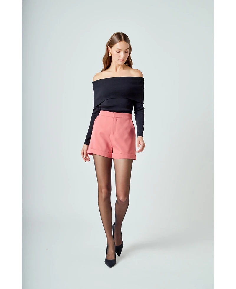 Women's Tailored Basic Shorts