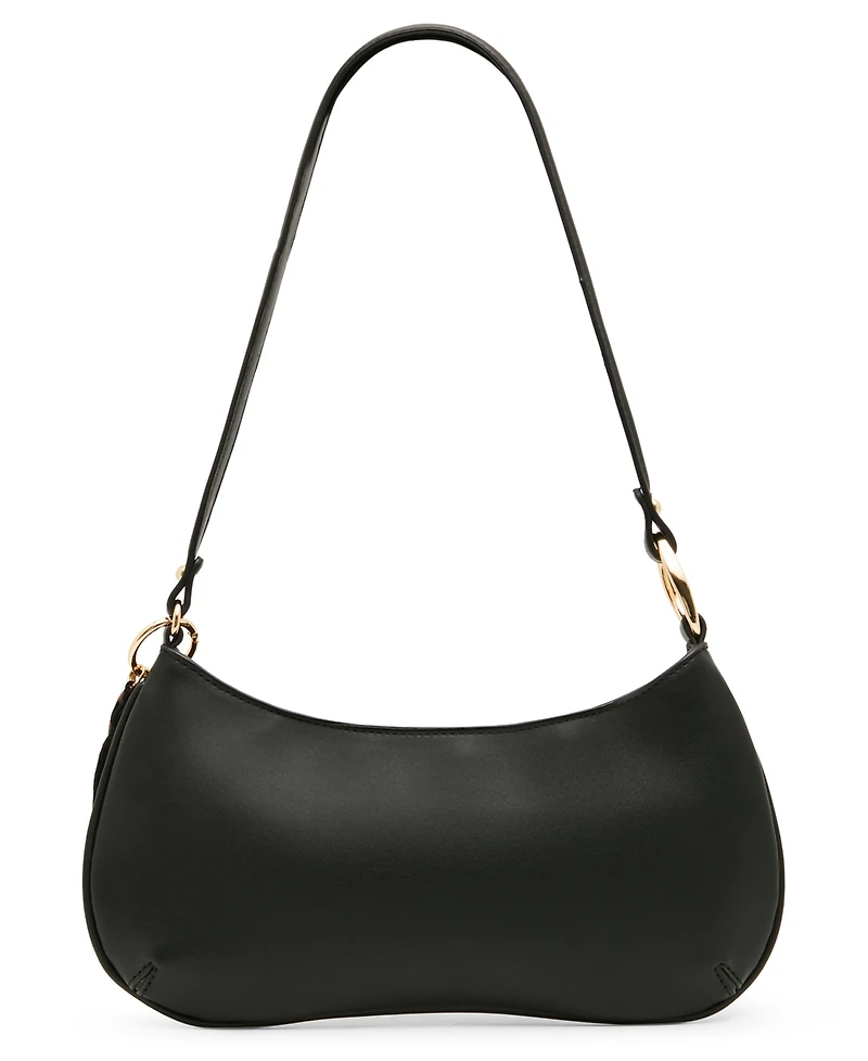 Steve Madden Bsabine Small Pebbled and Tassled Shoulder Handbag