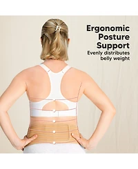 KeaBabies Maternity Belly Band for Pregnancy, Soft & Breathable Pregnancy Support Belt
