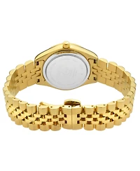 GV2 by Gevril Women's Naples Swiss Quartz Diamond Ip Stainless Steel Bracelet Watch
