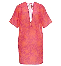 Lascana Women's Tropical Cover up Beach Dress