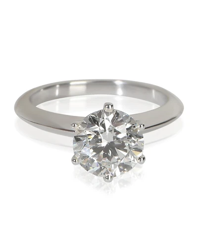 Pre-Owned Tiffany & Co 2.01 ct Round Brilliant Diamond Engagement Ring