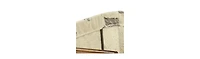 Household Essentials Tapered Storage Bin with Wood Handles