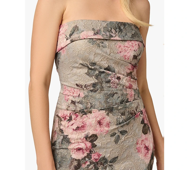 Adrianna Papell Women's Strapless Body Gown