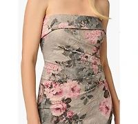 Adrianna Papell Women's Strapless Body Gown