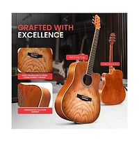 Pyle 41 Steel Strings Acoustic Guitar for Beginner and Adults