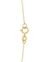 Macy's Teardrop Pendant Necklace in 10k Yellow Gold