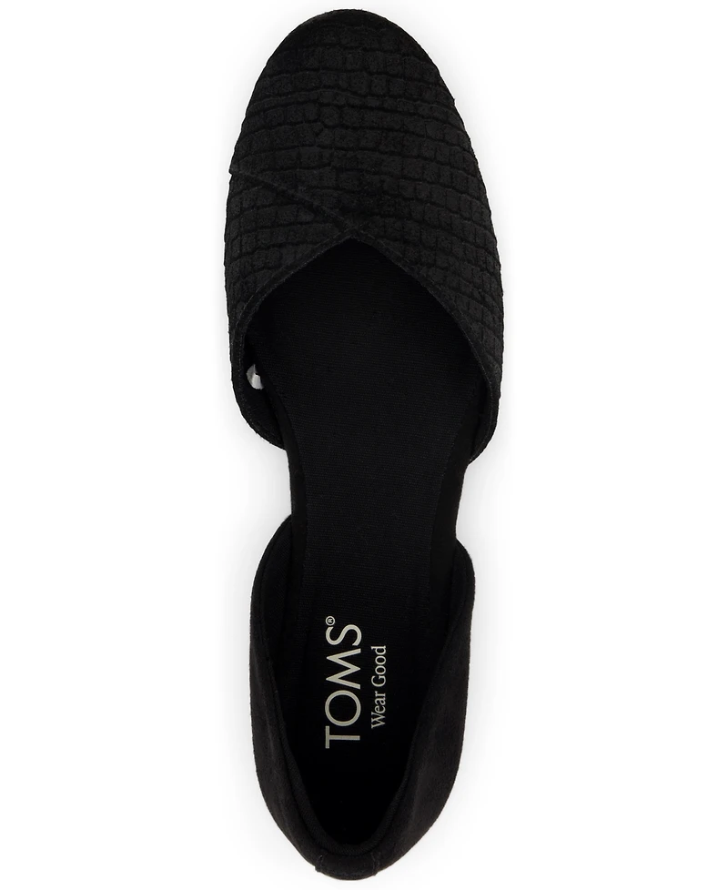 Toms Women's Gemma D'Orsay Slip-On Flats