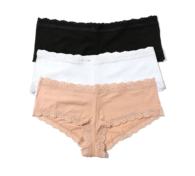 Hanky Panky Women's Supima Cotton Boyshort Panty