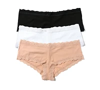 Hanky Panky Women's Supima Cotton Boyshort Panty