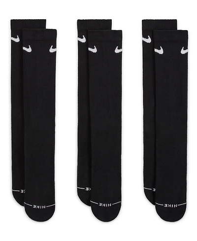 Nike Men's Everyday Elevated Crew Socks, 3-Pack