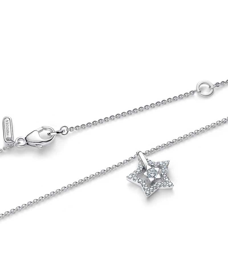 Pandora Talisman Sterling Silver Lab-Grown Diamond Star Pendant Necklace
