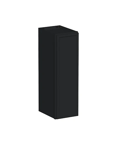 Boyel Living Standard Wall Cabinet (1 Door 2 Shelves), Kitchen Cabinet with Solid Wood Frame, Soft-Close Hinge