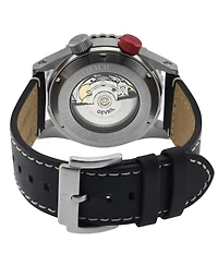 GV2 Men's Contasecondi Swiss Automatic Italian Leather Strap Watch