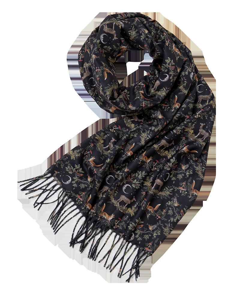Fable England Women's A Night's Tale Woodland Tassel Scarf