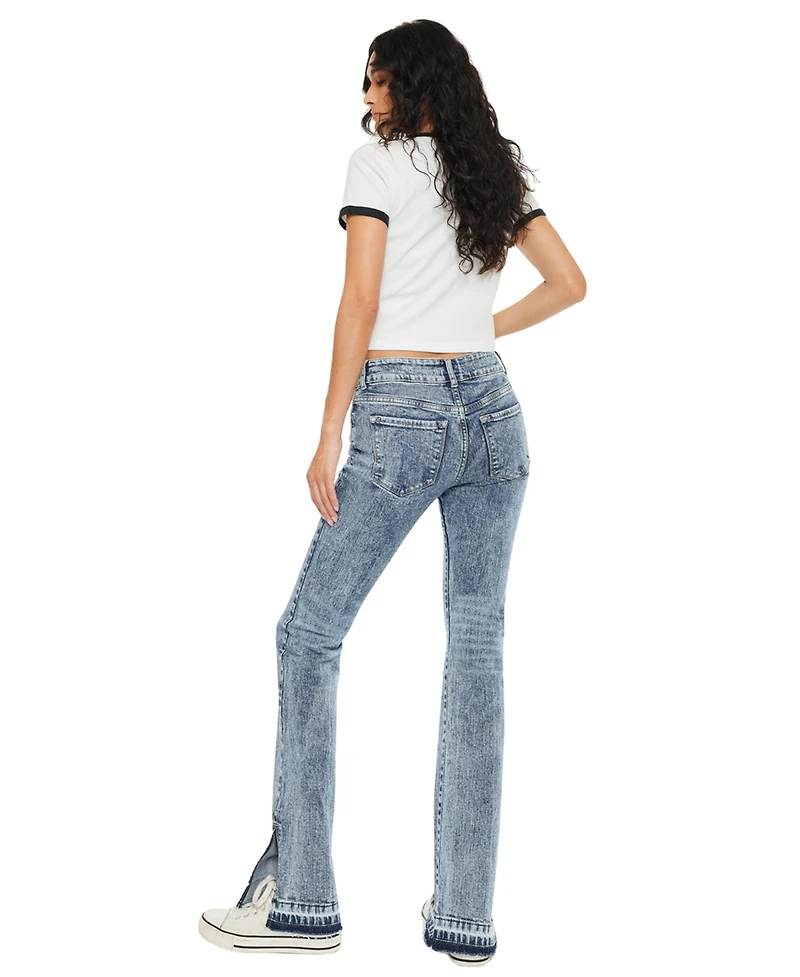 KanCan Women's Maizie Mid Rise Bootcut Jeans