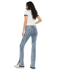 KanCan Women's Maizie Mid Rise Bootcut Jeans