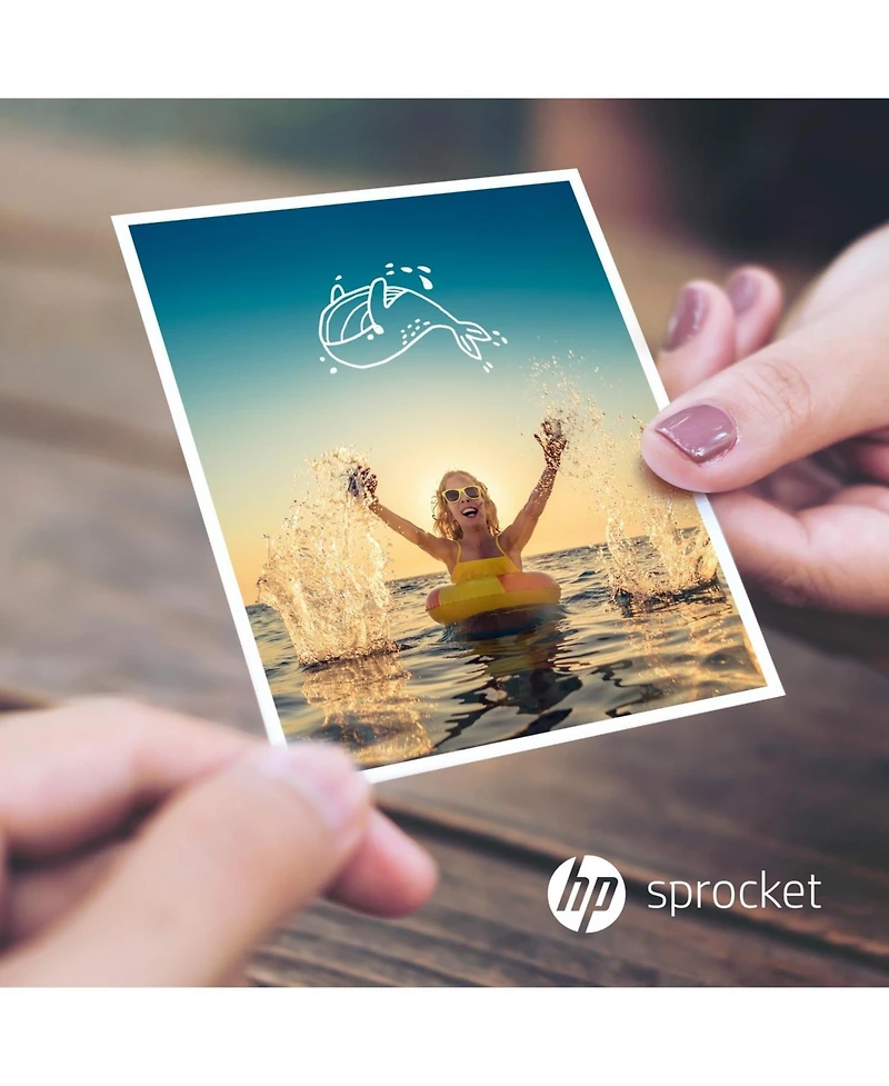 Hp 3.5" x 4.25" Sticky-Backed Zink Photo Paper (-Pack