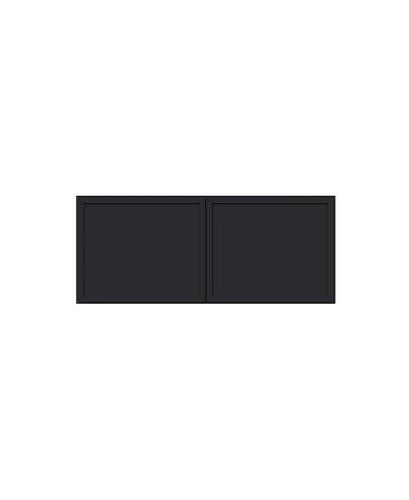 Boyel Living Double Door Deep Wall Cabinets, Ready to Assemble Kitchen Cabinet with Solid Wood Frame, Soft-Close Slides and Hinge