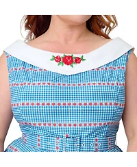 Unique Vintage Plus 1960s Dancing Doll Swing Dress