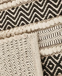 Ink+Ivy Asher Woven Texture Stripe Bath Rug, 20" x 32"