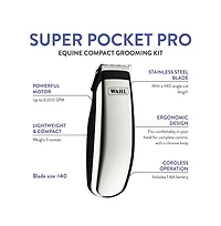 Wahl Professional Animal Equine Super Pocket Pro Trimmer