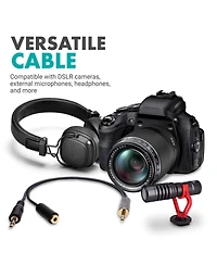 Movo Mv-RC300 Line to Microphone Attenuator Cable for DSLRs