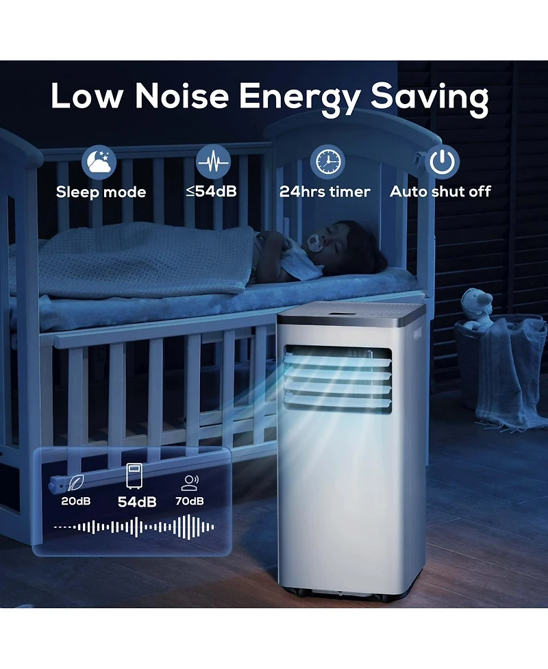 Cowsar 10000 Btu Portable Air Conditioner with Remote Control