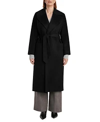 1982 Women's Pure Cashmere Wrap Belted Midi Coat