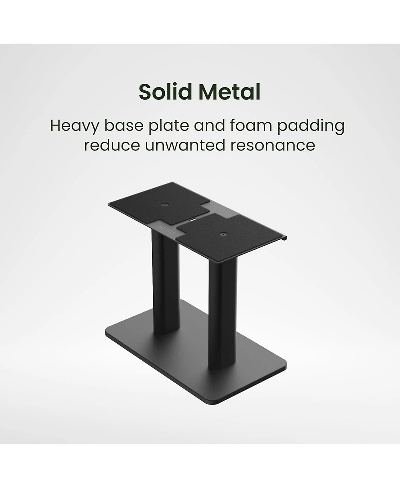 Kanto Sch Universal Height Adjustable Center Channel Speaker Stand
