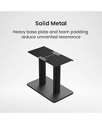 Kanto Sch Universal Height Adjustable Center Channel Speaker Stand