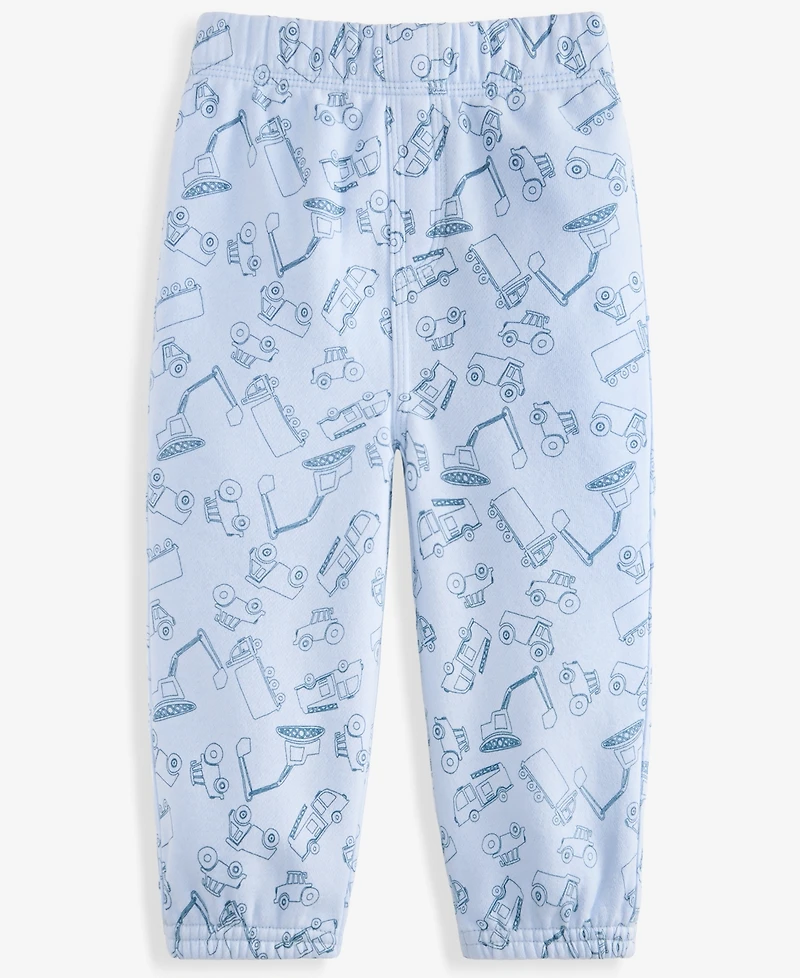 First Impressions Baby Boys' 3M-24M Mix & Match Construction-Print Jogger Pants, Macy's Exclusive