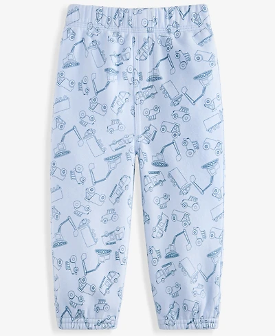 First Impressions Baby Boys' 3M-24M Mix & Match Construction-Print Jogger Pants, Macy's Exclusive