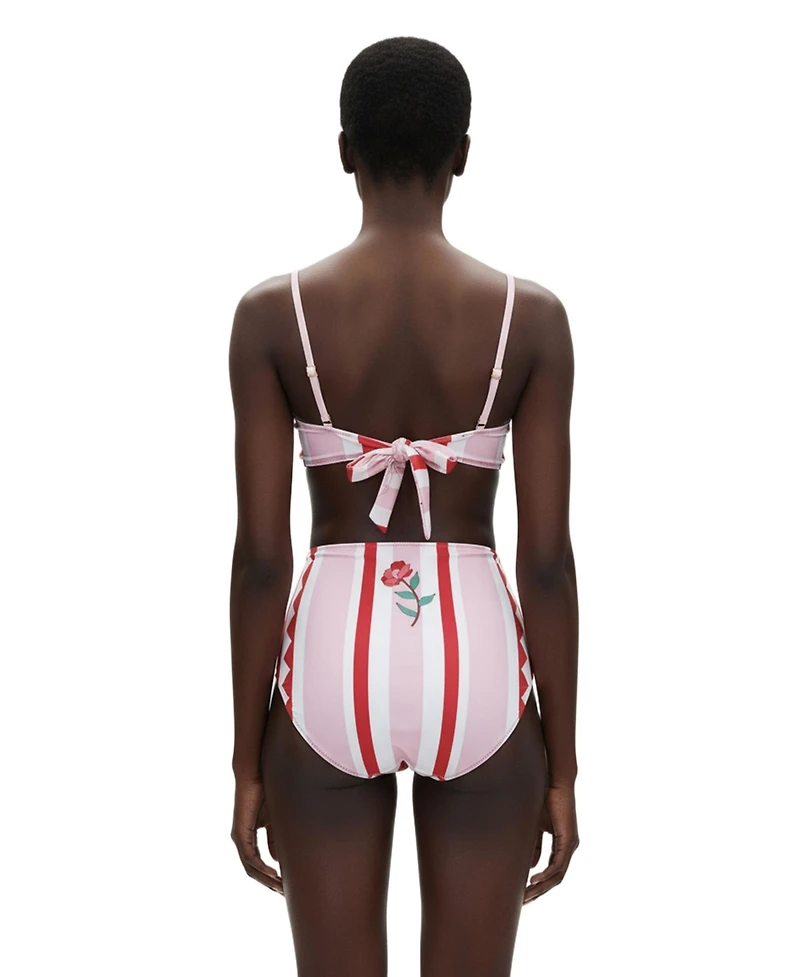 Jessie Zhao New York Women's Jungle Rose Reversible Bikini Bottom