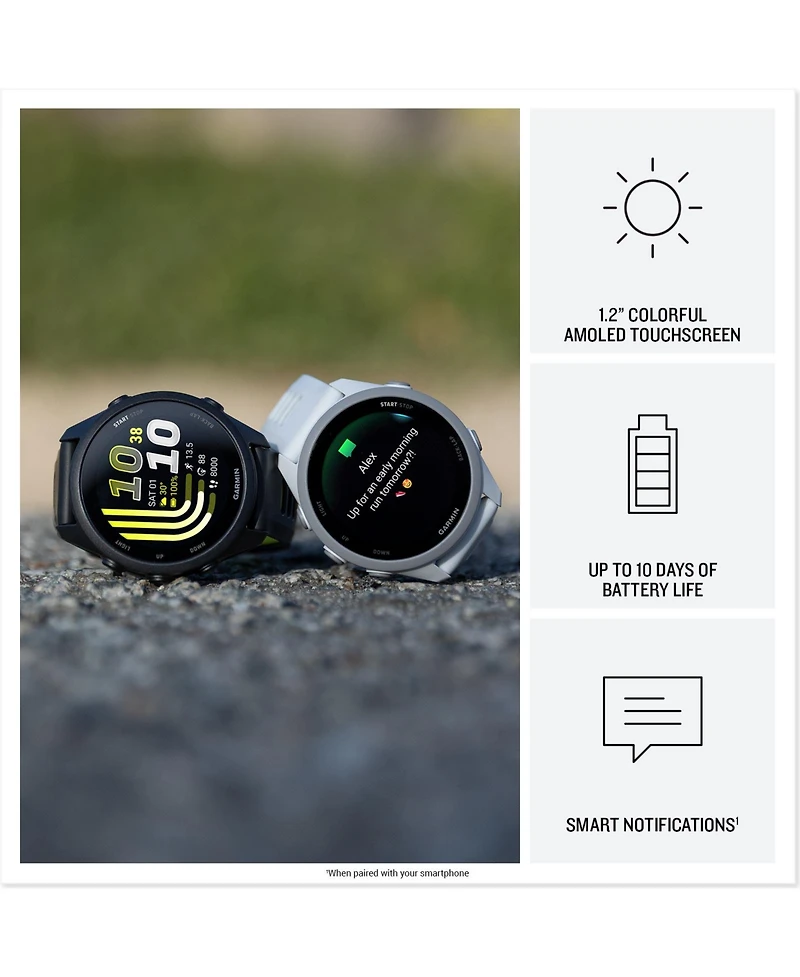 Garmin Forerunner 170 43mm Smartwatch