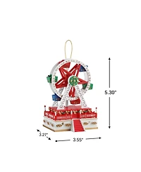 Mr. Christmas Mini Carnival Ferris Wheel Music Box