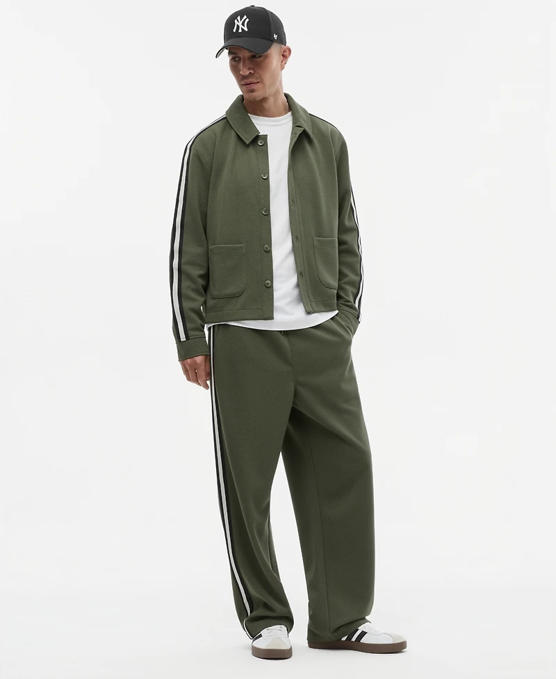 Mode of One Men's Sport Mesh Striped Jacket, Macy's Exclusive