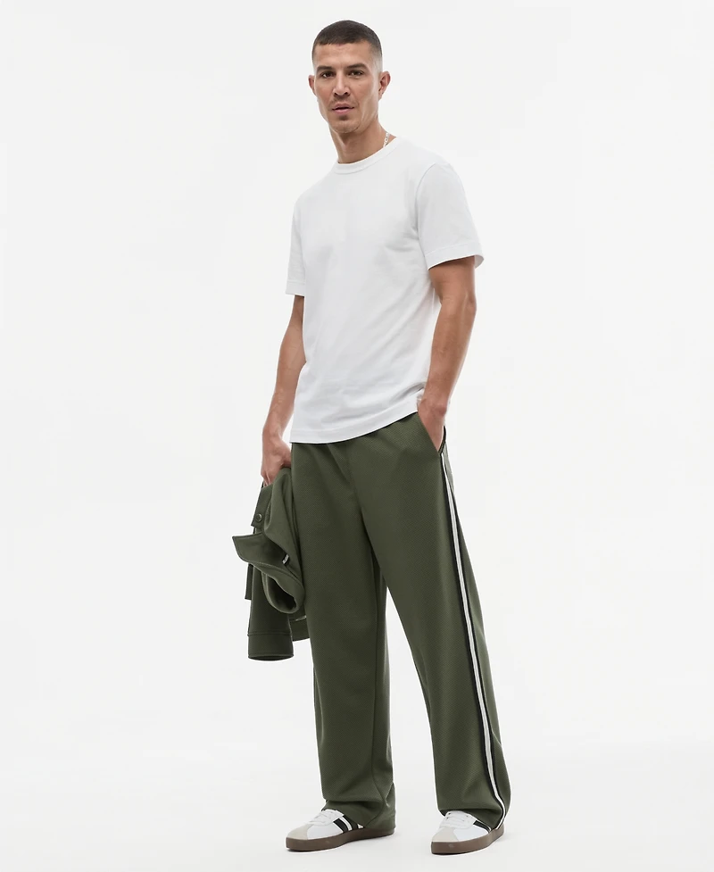 Mode of One Men's Sport Mesh Striped Drawstring Pants, Macy's Exclusive