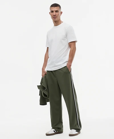 Mode of One Men's Sport Mesh Striped Drawstring Pants, Macy's Exclusive