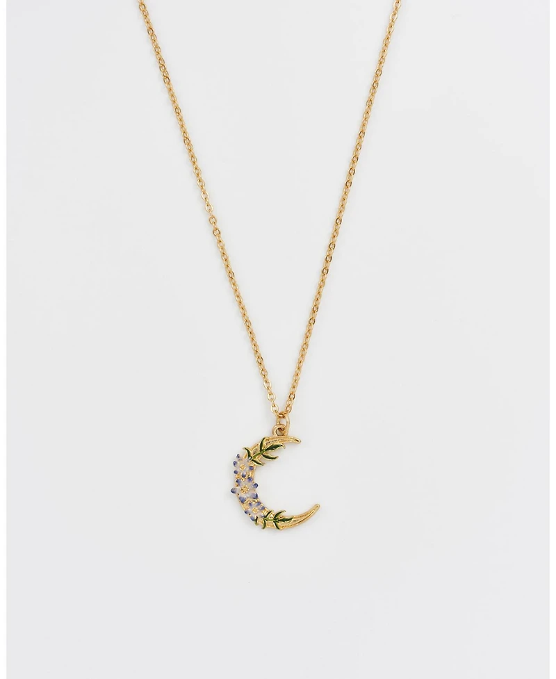 Fable England Nightshade Moon Gold Necklace